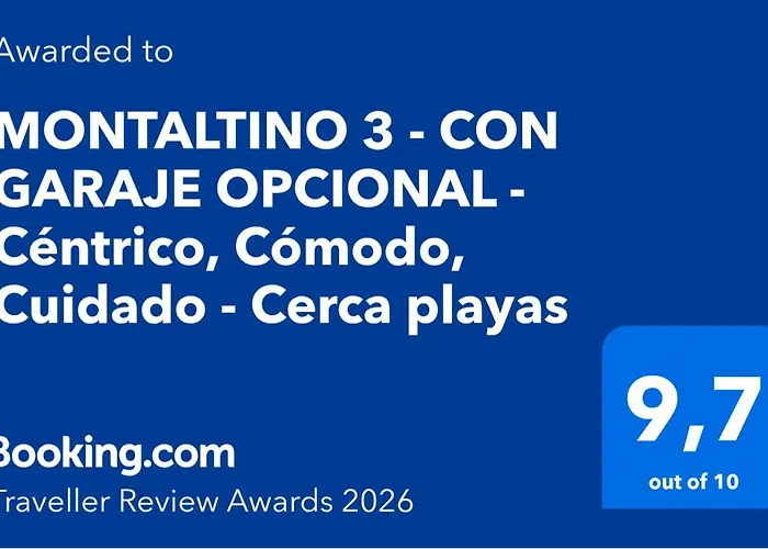 Montaltino 3 - Con Garaje Opcional - Centrico, Comodo, Cuidado - Cerca Playas